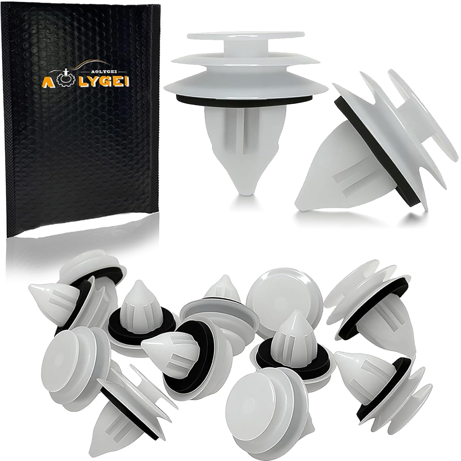 AOLYGEI C91 30pcs Door Trim Panel Retainer Clips for Mazda GJ6R-68